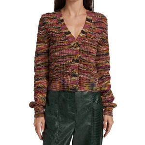 VERONICA BEARD Dolra Merino Wool-Blend Cropped Cardigan Women's Small